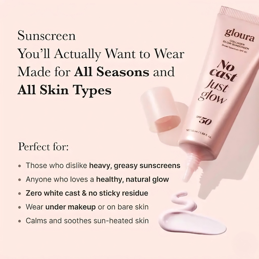 No Cast Just Glow Collagen SPF 50 Sunscreen