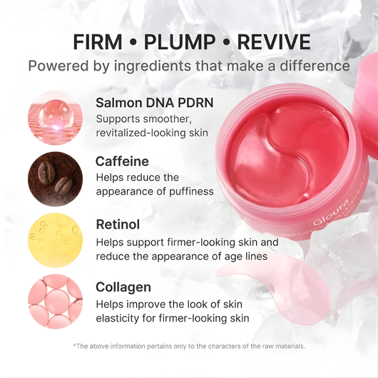 PDRN Pink Caffeine Collagen Eye Patch