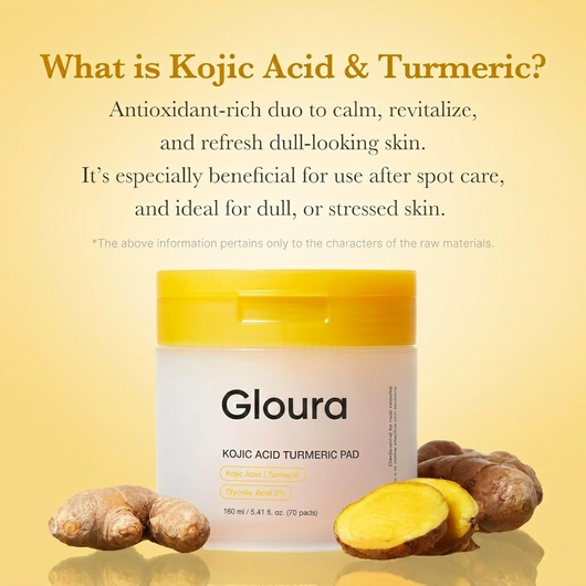 Kojic Acid Turmeric Toner Pad