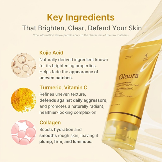 Kojic Acid Turmeric Night Wrapping Mask