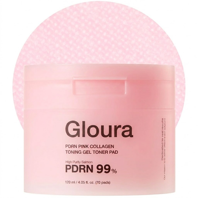 PDRN Pink Collagen Toning Gel Toner Pad