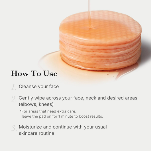 Red Succinic Acid Peeling Toner Pad