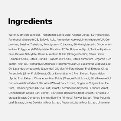 Zero Pore Toner Pads